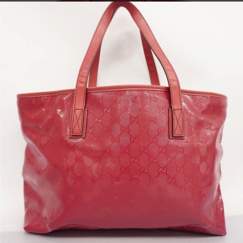 GG Imprime Medium Zippered Shopping Tote Rose Blush